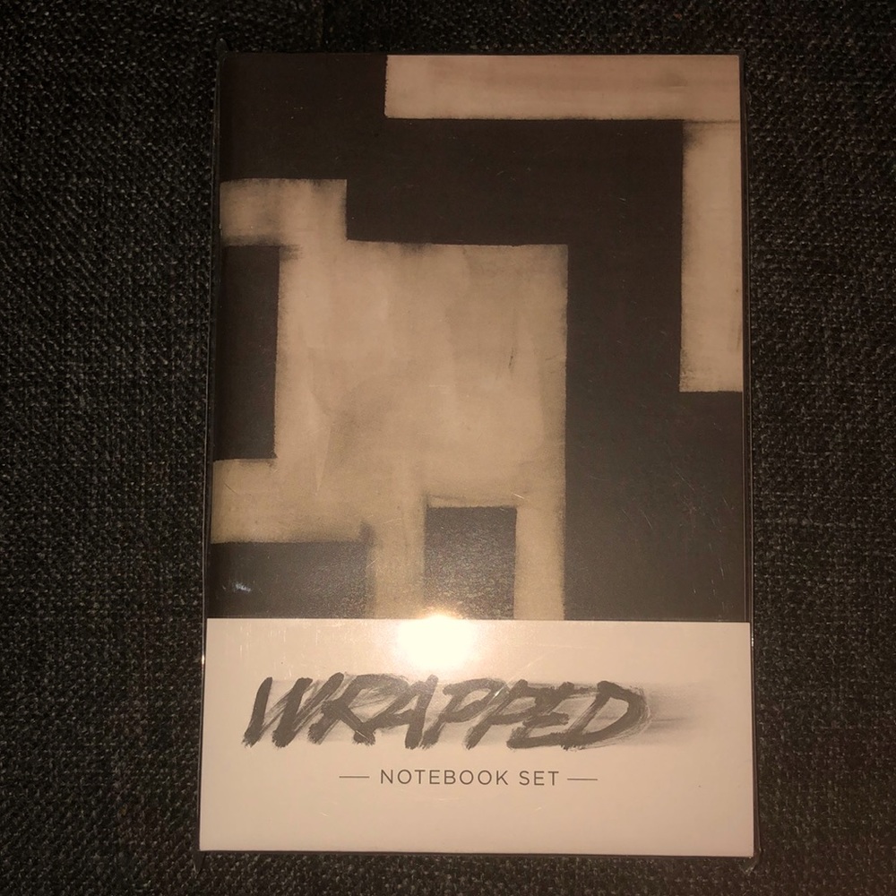 New in package wrapped notebook set